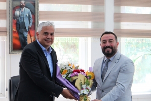 Başkan Mustafa Turan’dan İlk Ziyaret Kaymakam Fatih Aksoy’a Oldu