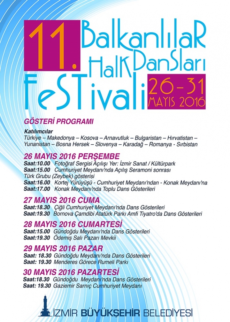 11. Balkanlılar Halk Dansları Festivali