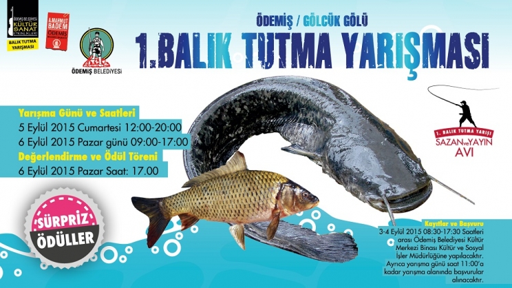 Ödemiş / Gölcük Gölü 1. Balık Tutma Yarışması Yapıldı
