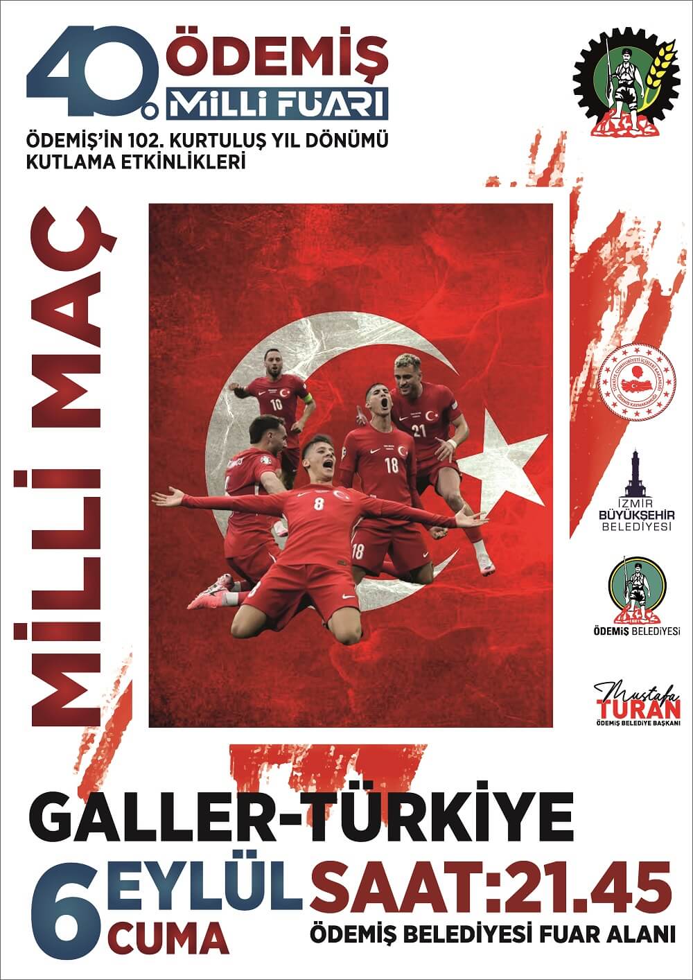 Dev Ekranda Milli Maç Heyecanı (Galler - Türkiye)
